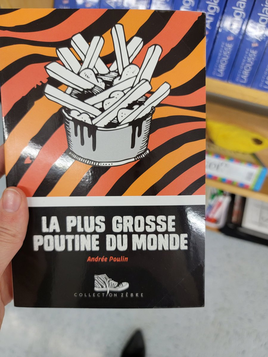 Jour 7: a favourite Canadian read with engaging graphics throughout - @AndreePoulin10's La plus grosse poutine du monde #TVDSBLiteracy @TVDSBLiteracy @TVDSBFSL