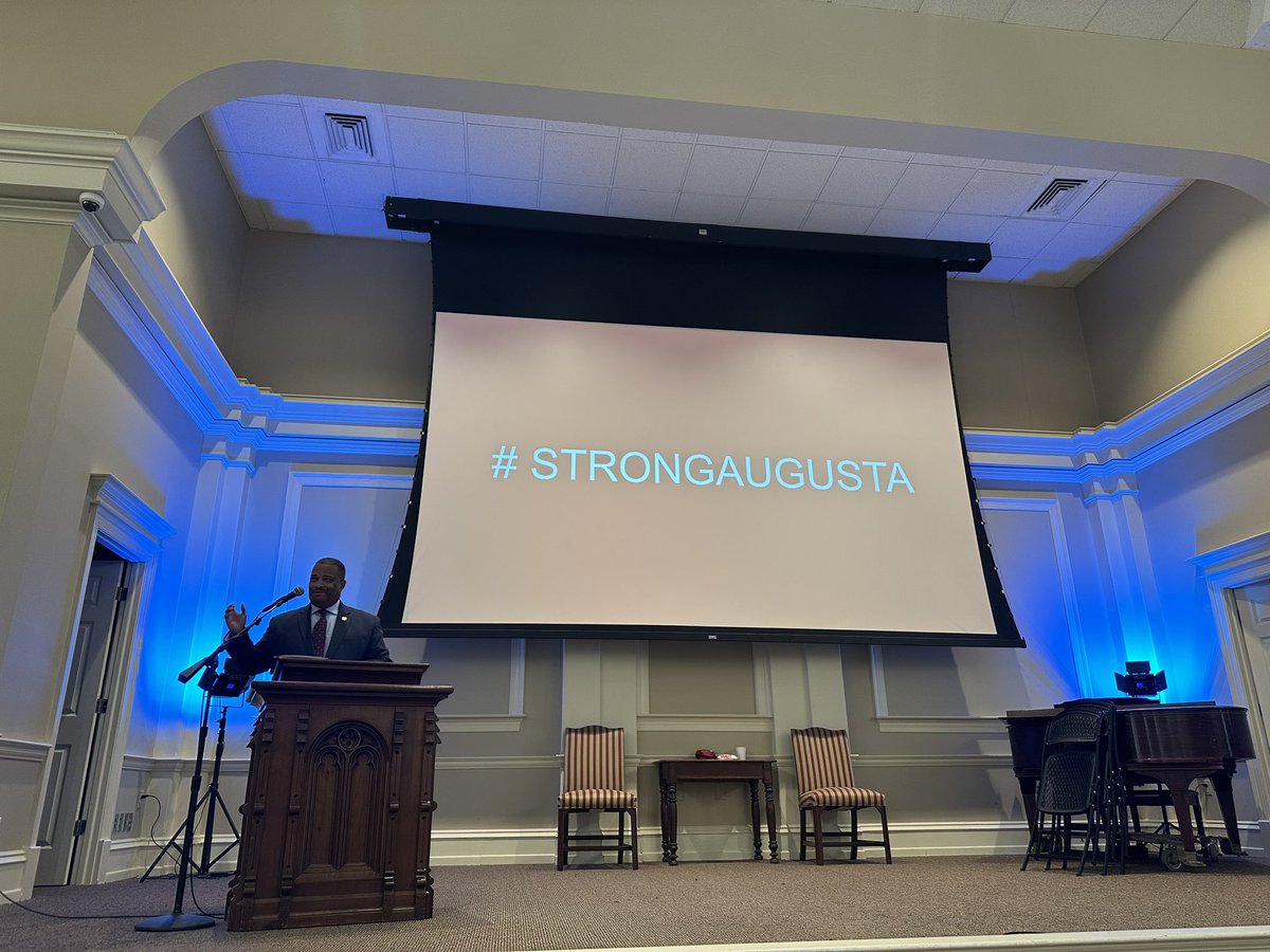 MayorJohnson85's tweet photo. This morning I attended the #STRONGAUGUSTA training. We need to be prepared to handle a crisis event and days of education and training are important and give us a framework to lessen the impact and improve the outcomes of active shooter events. https://t.co/X8hlmUgUS3