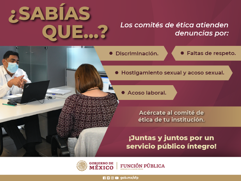 cbtis5's tweet photo. Conoce el tipo de denuncias que atiende el comité de ética de tu institución. https://t.co/TDLgcCoepK