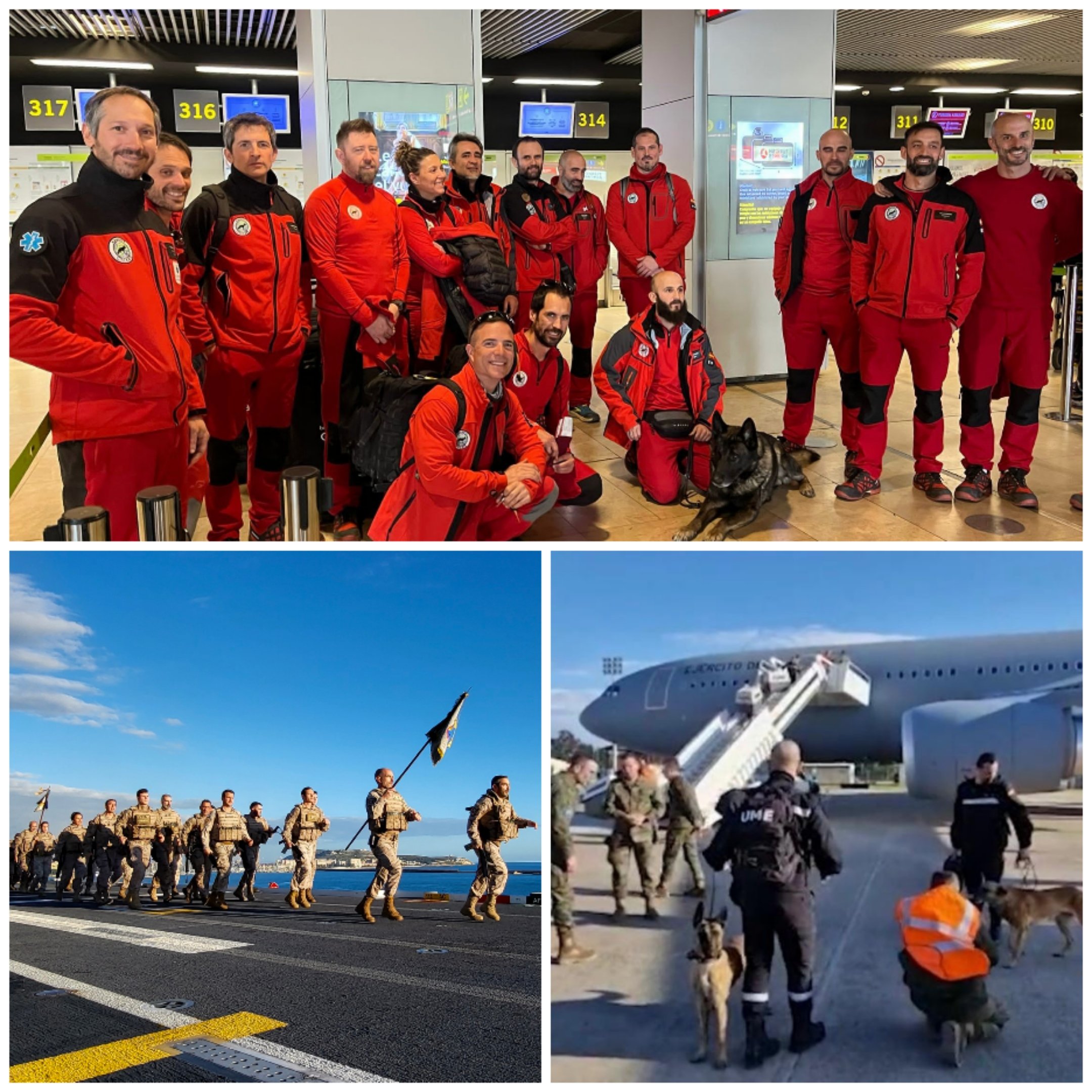 Depremlerin ardından dev gemiyle yardım gönderdiler. Teşekkürler İspanya - Resim : 3