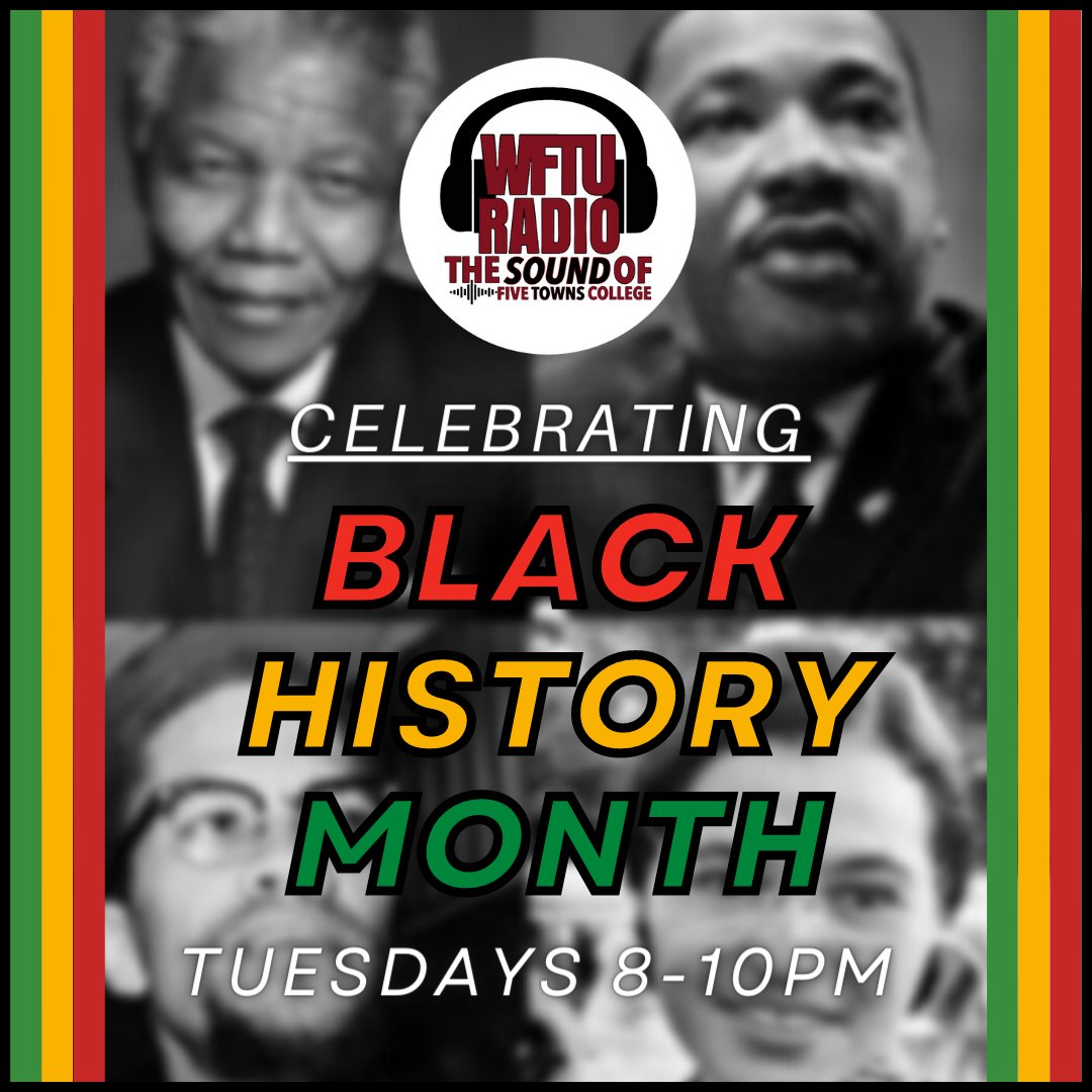 WFTURadio's tweet image. Join us on WFTU every Tuesday night from 8-10PM in February as we celebrate #blackhistorymonth !

Each week will have a specially curated playlist featuring the greatest hits from African-American culture!