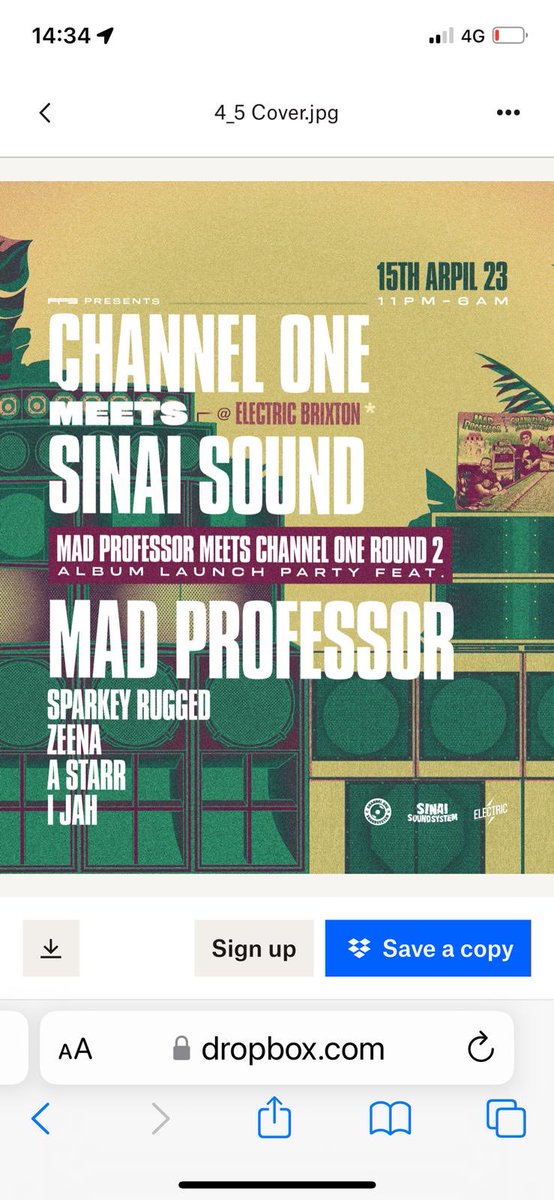 MadProfessordub's tweet photo. Dub you crazy in Brixton!!!! https://t.co/8yy59tRaj1