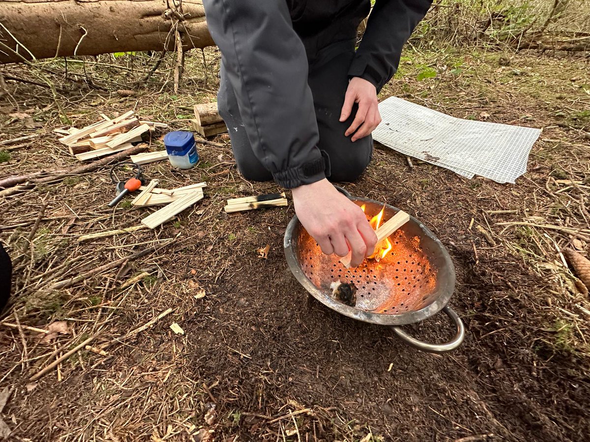 Leighsforest's tweet photo. All in a 'training' days work, igniting that spark for Outdoor Learning with Early Years Practitioners 🔥 @EolasOL https://t.co/QiyVRzU0v9