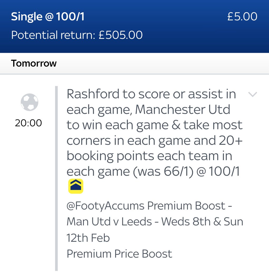 Footy Accumulators tweet media