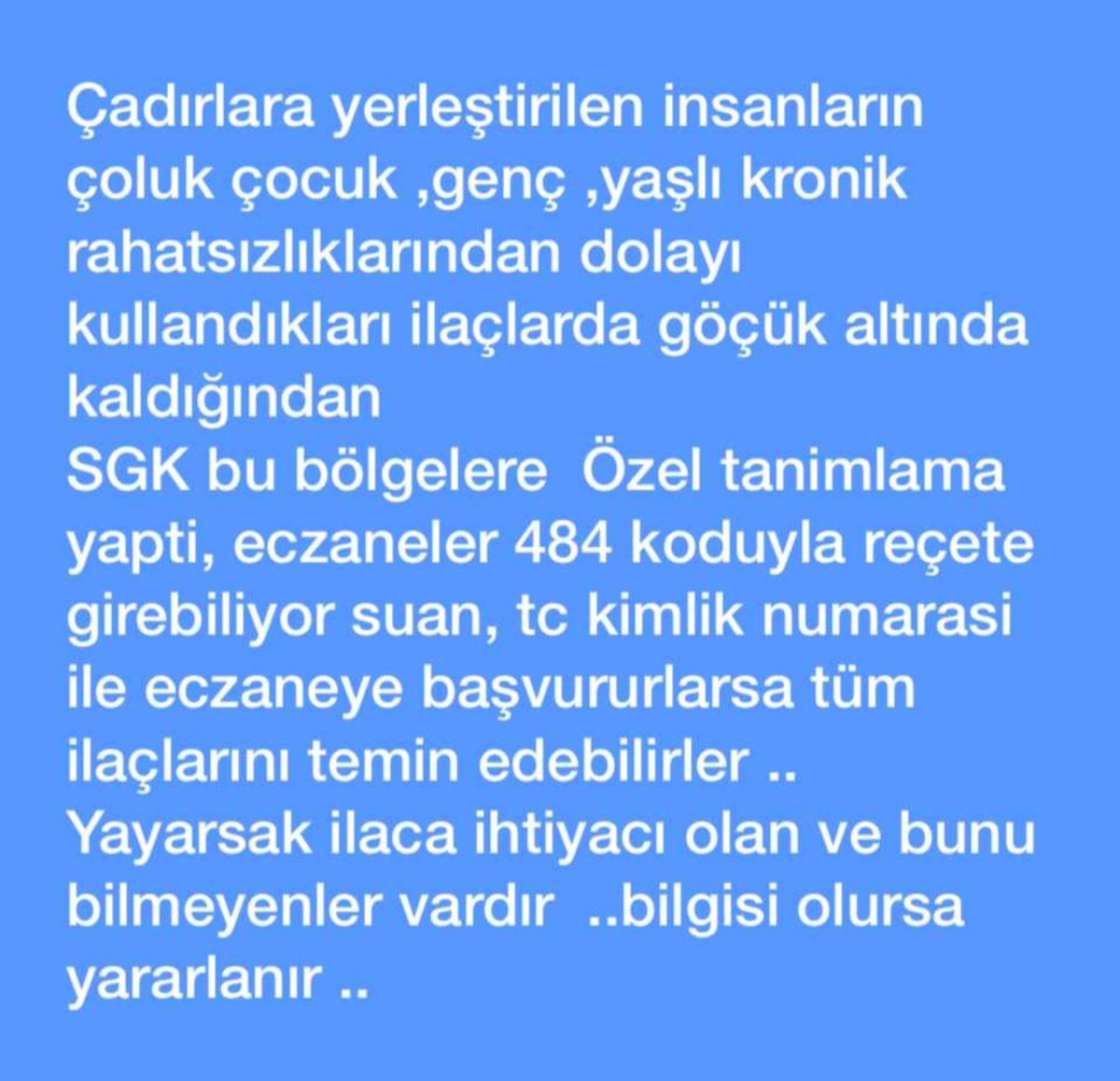 Önemli bilgi...