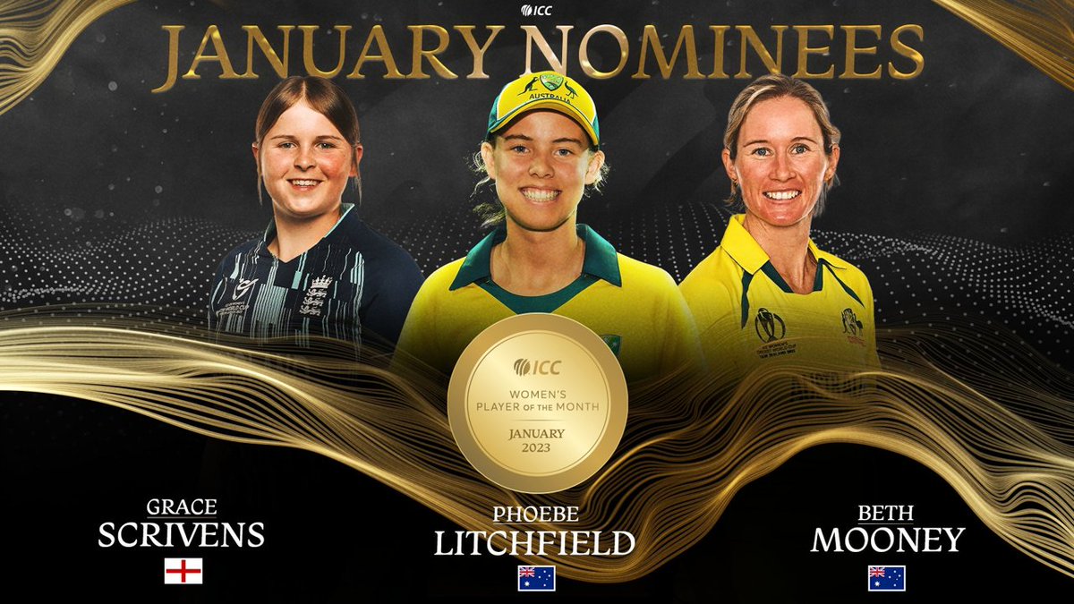 After her superb U19 World Cup campaign, Grace Scrivens has been nominated for the ICC Women's #POTM for January 2023!

Vote now through this link ➡️ bit.ly/ICCPOTM-Women

#RiseUp🌅🧡 📸 <a href="/ICC/">ICC</a>