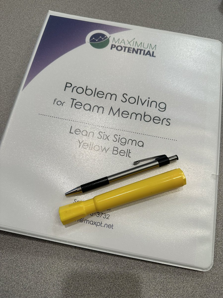 Excited to be a part of this pilot in TN that will provide students with another powerful industry certification opportunity. Ready to dig into day one of problem solving and continuous improvement! Thank you <a href="/theTSIN/">Tennessee STEM Innovation Network</a> and <a href="/MaximumPTNL/">Maximum Potential, Inc.</a>