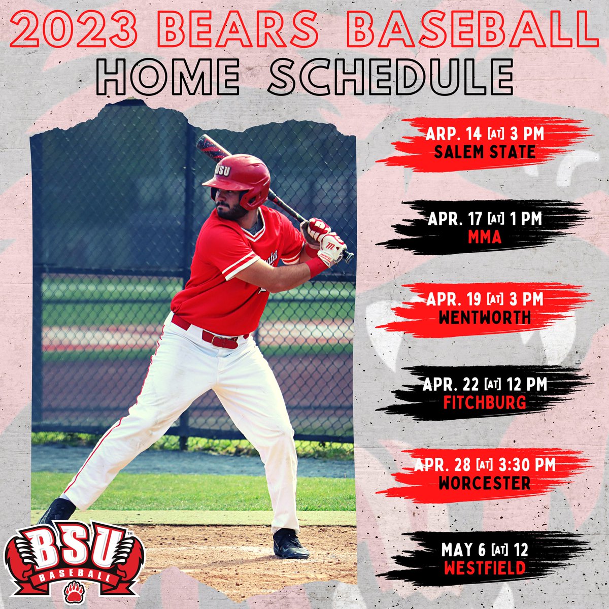bsubears's tweet photo. ๐น๐ธ๐๐ผ๐น๐ธ๐๐ โ๐๐๐ผ ๐โโ๐ผ๐ป๐๐๐ผ โผ๏ธ๐ปโพ๏ธ
โข
#BSUBears #BSUBaseball https://t.co/J6LggzNUie