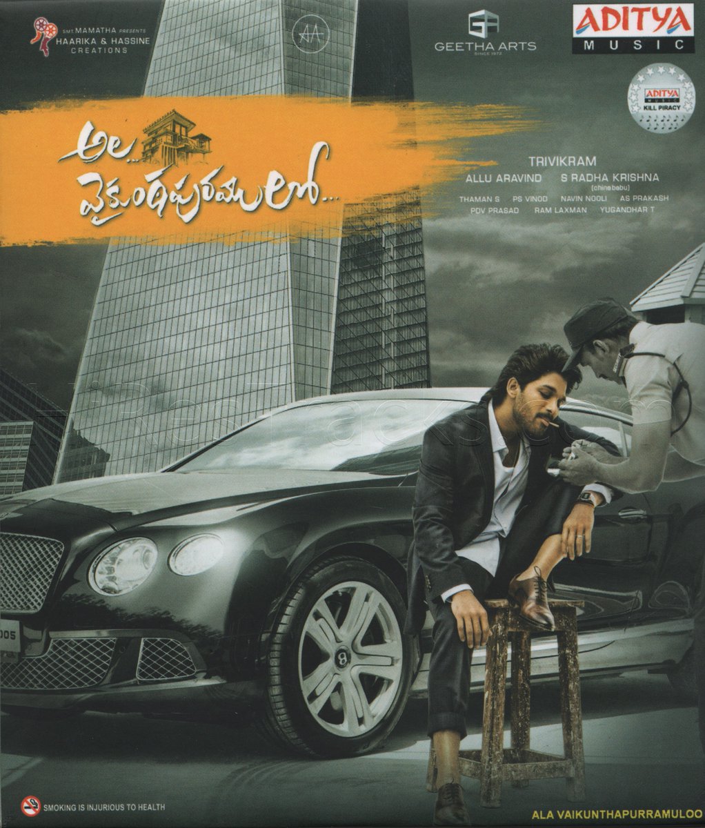 PuppyTeluguFLAC's tweet photo. Max Likes please !!!
#AA20 - #AlaVaikunthapurramuloo (2020) 🔥😎
ADITYA MUSIC CD RIP Pure "WAV" Files 🔥🔥
Gdrive: https://t.co/QeQv8NeAuH
Mega: https://t.co/XXZ1YjhU0o
Wt: https://t.co/EMxLNFDPTO
#AlluArjun garu #SSThaman garu #Trivikram garu. https://t.co/nmDj3eyWCN