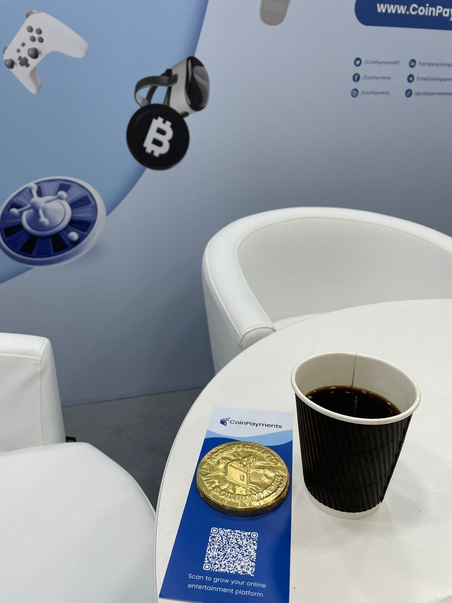 COINPAYMENTSNET's tweet image. Coffee break ☕️

#ICE23 #icelondon2023