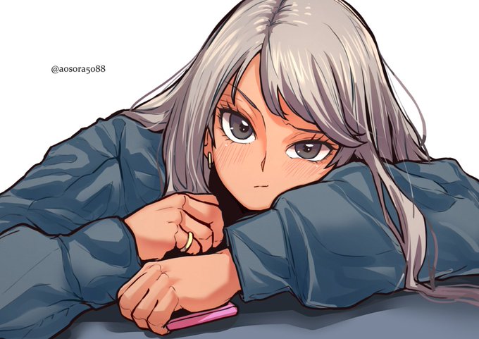 #イラスト
練習② 「むぅ😠」 