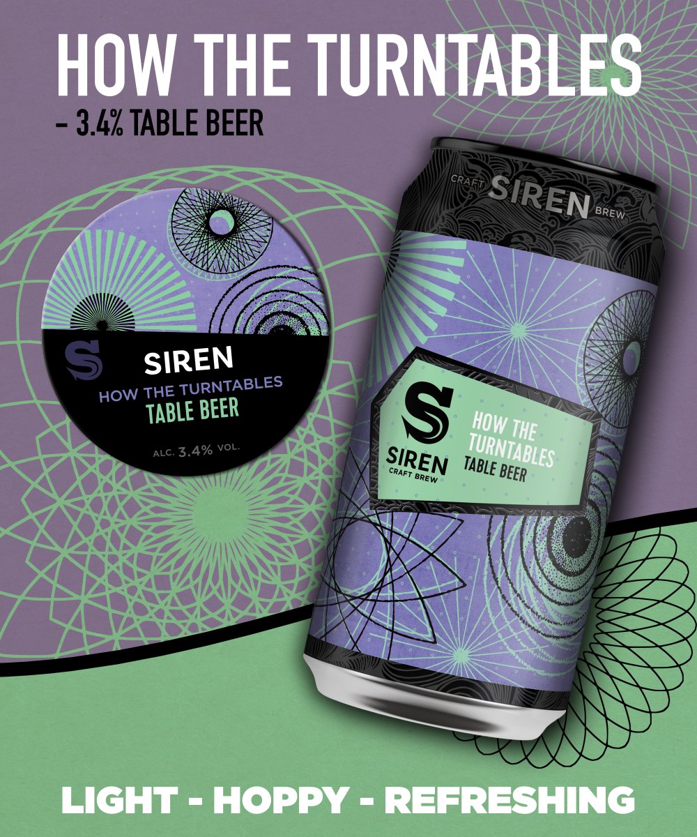 SirenCraftBrew's tweet photo. An untapped review for How The Turntables said "Cracking table beer, up there with #TheKernel" and that's blown our minds. We're massive fans of The Kernel's table beer so this is truly humbling. We're glad to see you all enjoying it! 🙏
https://t.co/a8g91wPFKb https://t.co/PGQkS2XoTq