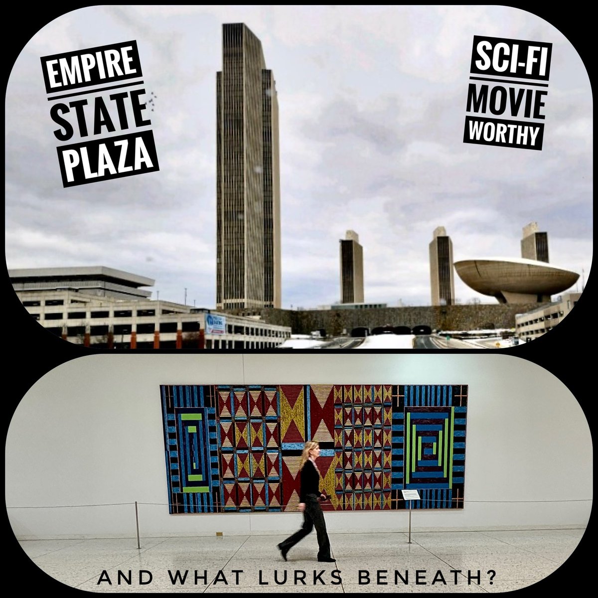 TheCaldGall's tweet photo. Is there a not so secret monumental public art space lurking in #albanyny that most people have never heard of? You betcha! The Empire State Plaza and Concourse delivers…epic! Rothko, Frankenthaler, Pollock, Mitchell, etc. etc. etc.!!!@PlazaEvents #empirestateplaza https://t.co/vJI6pR4Jp5