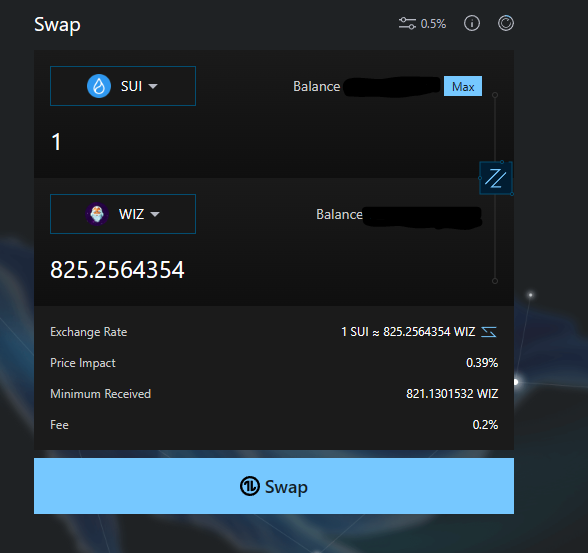We have successfully conducted IDO with <a href="/BeLaunch_/">BeLaunch</a>  with the last rate 26,875 WIZ = 1 SUI🚀

and you can trade WIZ tokens on DEX <a href="/CetusProtocol/">Cetus🐳</a>  with the current rate of 825 WIZ = 1 SUI 🧙‍♂️🪄

Congratulations for participating in the IDO event with BeLaunch! 🔥🔥