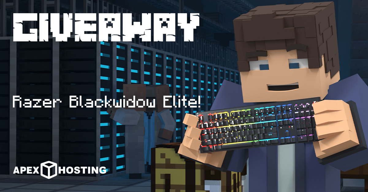 apexhosting's tweet photo. ππΉοΈ FEBRUARY GIVEAWAY! πΉοΈπ
π Razer Blackwidow Elite Keyboard
π 2GB server for 6 months!
#minecraft #apexhosting #giveaway #razer #blackwidow #server #hosting
π https://t.co/D2YlUDuYCR https://t.co/l5wziyftaL