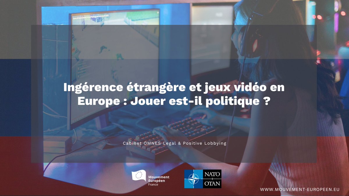 #SID2023 Engagés pour faire d'#Internet un espace plus sur pour les 🇪🇺 

Nous vous avions alerté sur les dangers du phénomène d'ingérence étrangère dans les jeux vidéo. 

Comment y remédier ? Découvrez l'étude d'<a href="/O_Omnes/">Ophélie Omnes</a> ➡️bit.ly/3HJ1sl8

#internetsanscrainte #etdemain