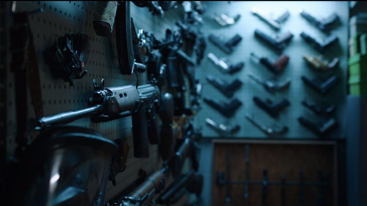 DonutOperator's tweet photo. Why tf did Ron Swanson tell Joel he could take anything he wanted from his house but all he took was a shit bolt action rifle and no ammo? https://t.co/FYDHhpX98V