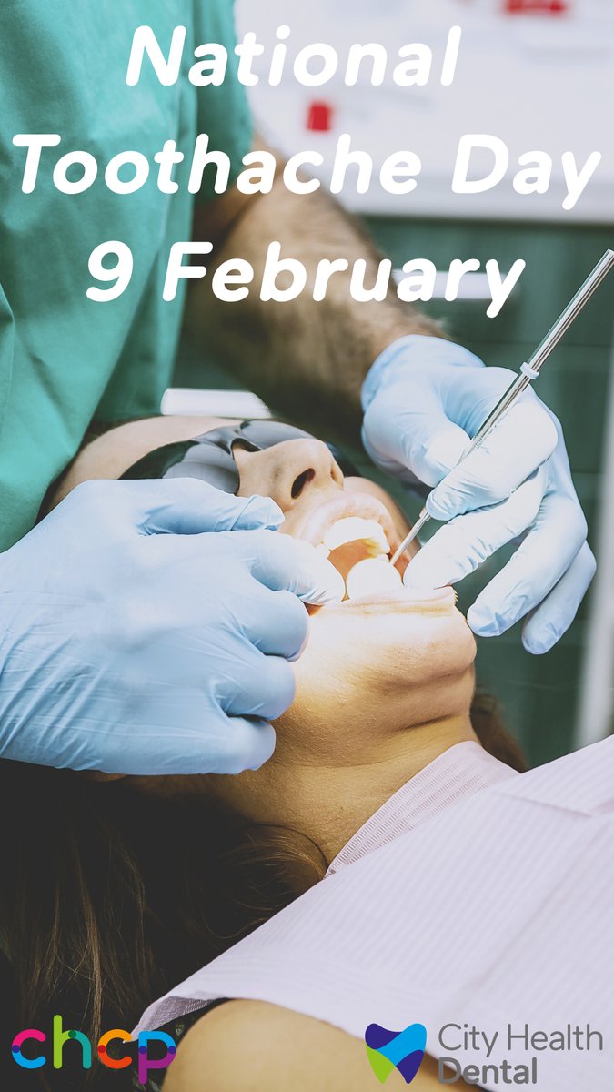 CHCPHull's tweet photo. Today is National Toothache Day, which falls today February 9, it serves as a kind reminder of the benefits and overall importance of dental hygiene.
#chcp #cityhealthdental #dentists #toothace
#nationaltoothacheday https://t.co/smfogQcclM
