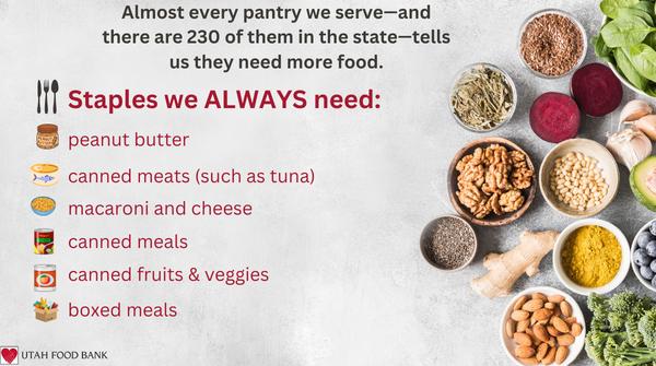 Sharing is caring. 

Help Utah Food Bank fight hunger statewide... share with your networks so we can serve our communities together!

#UtahFoodBank #VolunteerUtah #DoGood #FIghtHunger
