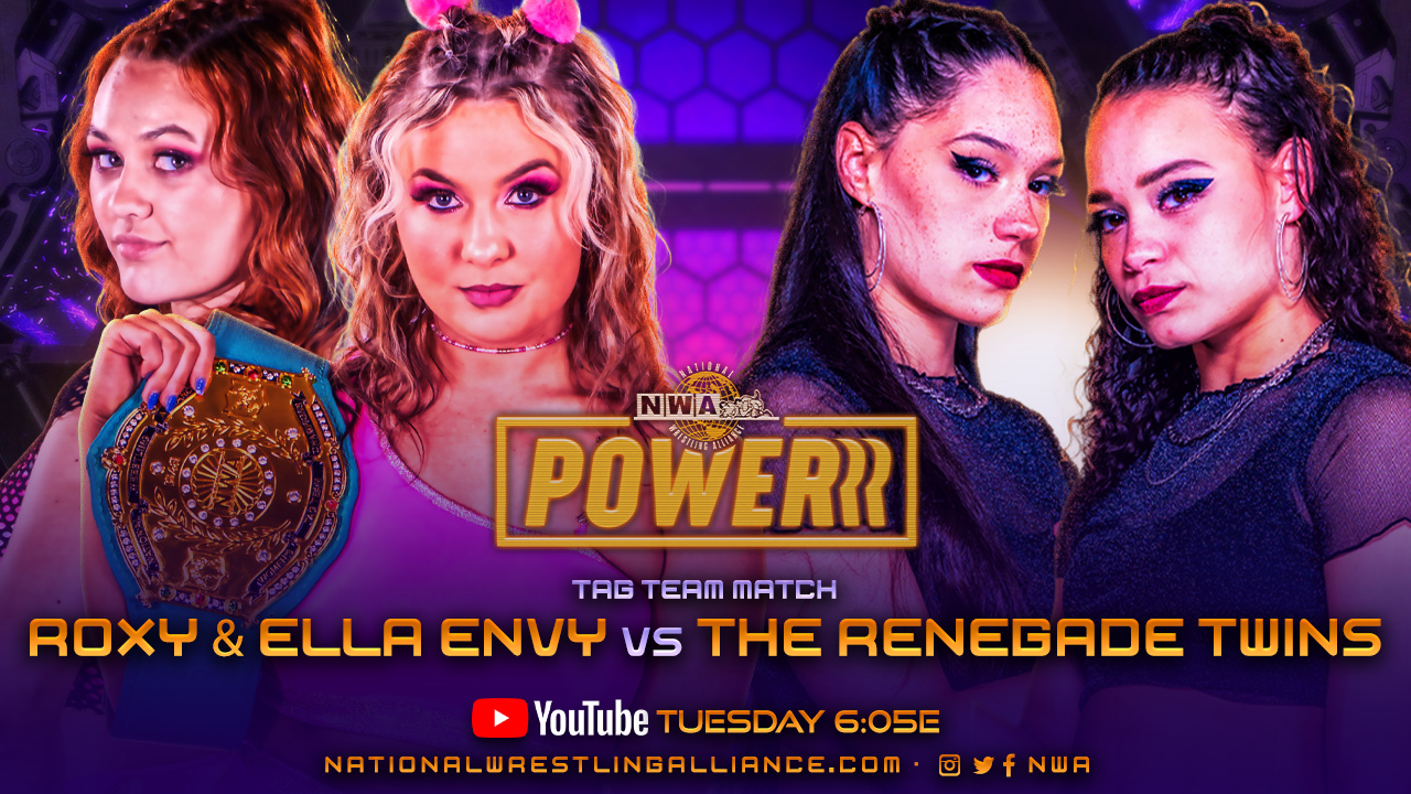 Roxy and Ella Envy face The Renegade Twins in Tag Team Action