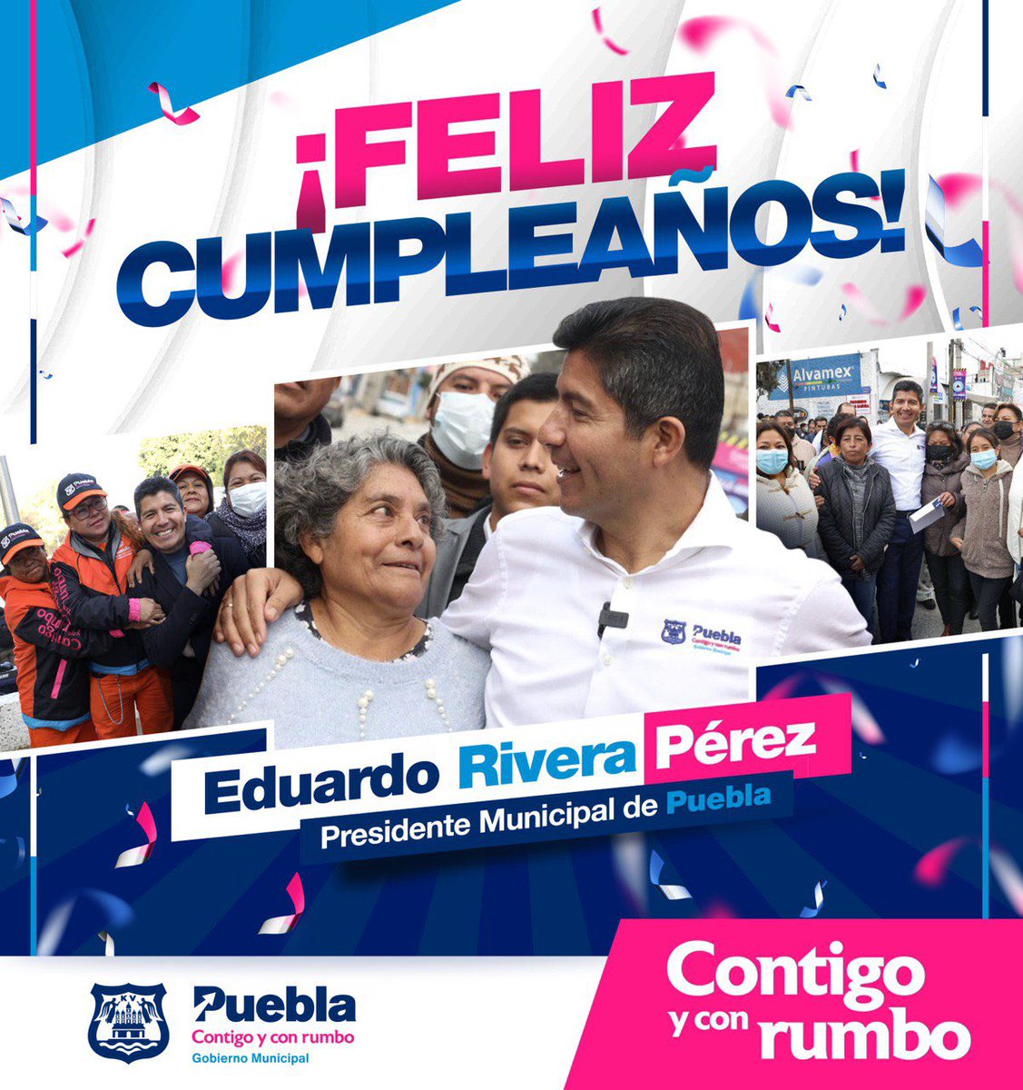 A nombre de quienes integramos el Gobierno Municipal, felicitamos al Presidente <a href="/eduardorivera01/">Eduardo Rivera Pérez</a> por motivo de su cumpleaños.

¡Muchas felicidades!