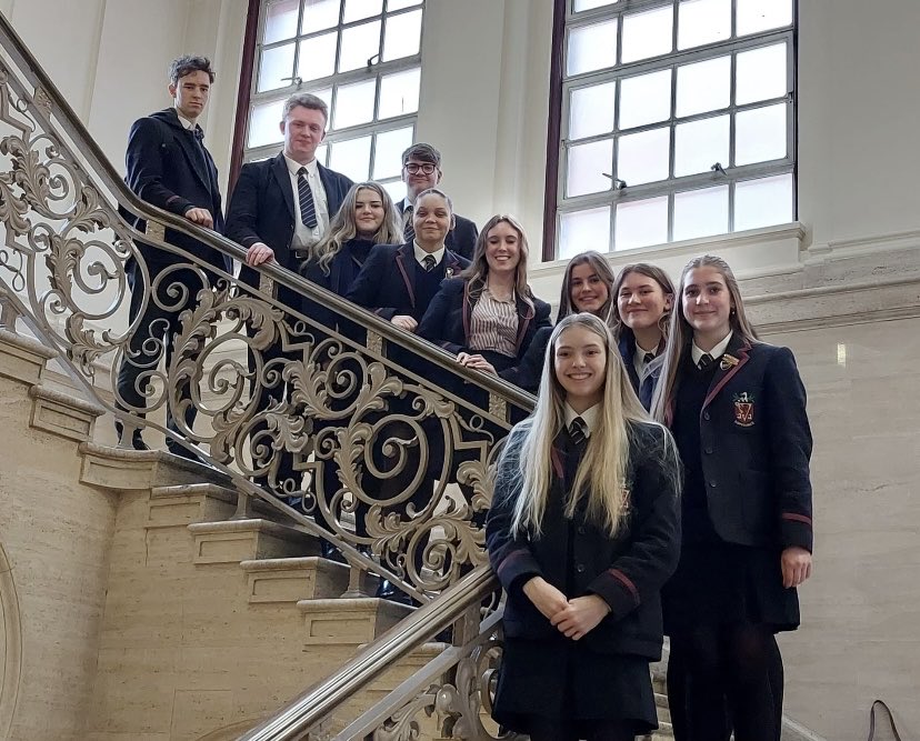 The Bar Mock Trial team learnt so much from their day in court! ⁦<a href="/WallaceHigh/">WallaceHigh</a>⁩ 
Thanks to former pupil and barrister Thomas Stewart for all his support!
