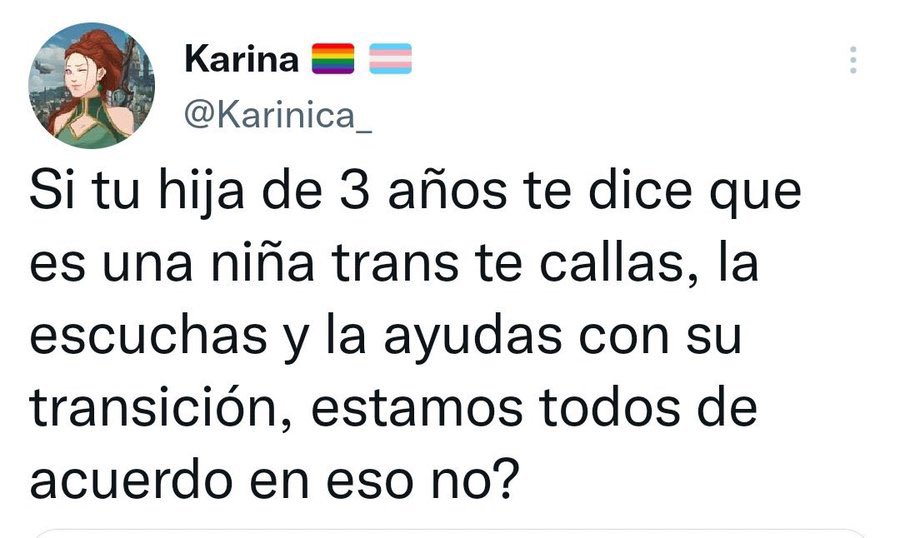 TrollPecador's tweet photo. Si tu hija de 3 años te dice que es un pájaro te callas, le pegas dos alas, la ayudas con la transición y la tiras del piso 23 de un edificio para que vuele, ¿no? https://t.co/X0LL0NmiVT