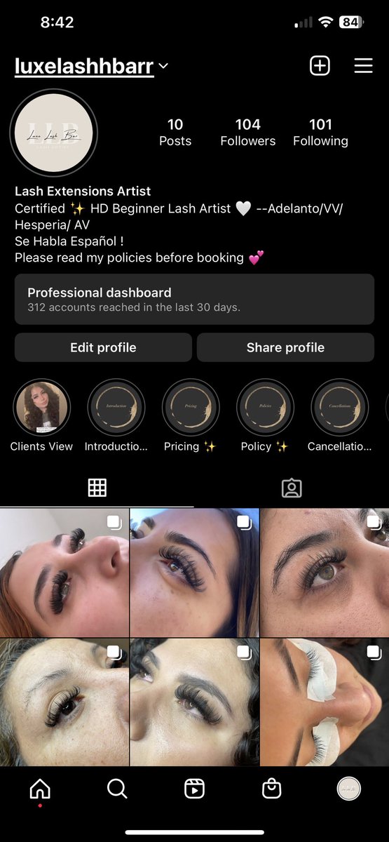 Hi Ladies !!! ✨ I am very excited to have started this journey !! Go follow my instagram page , i am located in the the area of Victorville , CA . Share and Repost my lash business as i am trying to build my clientele 🤍
