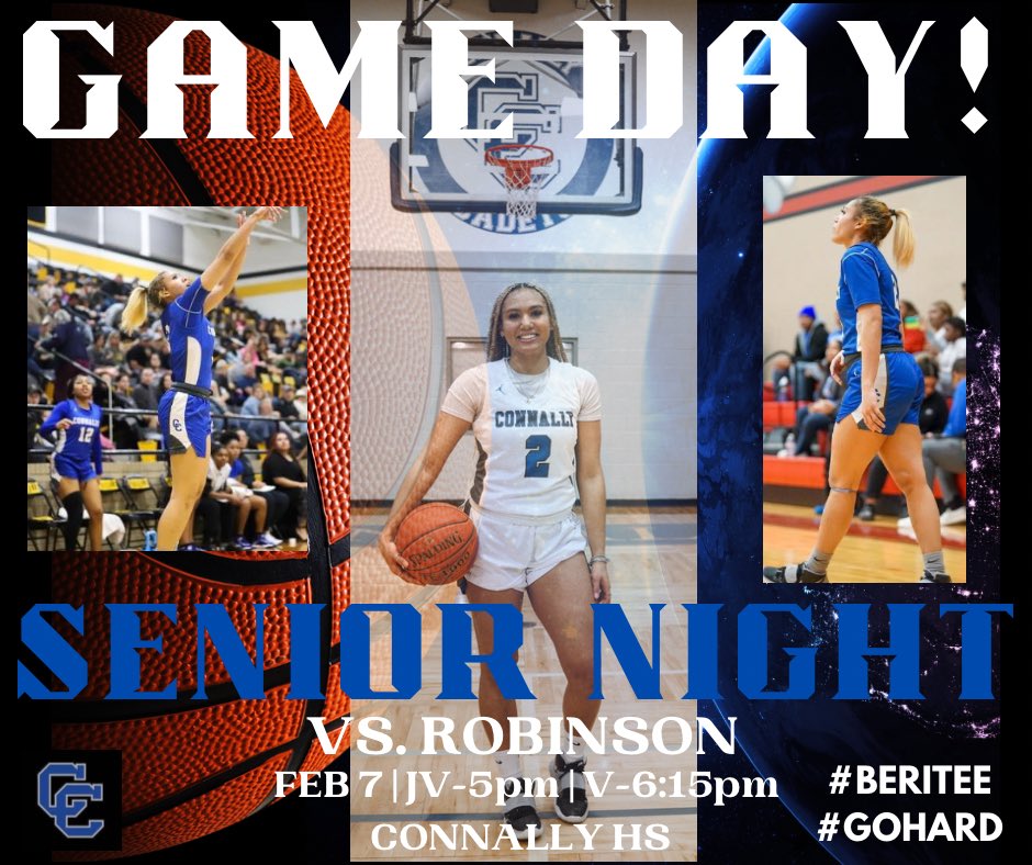 Waco Connally Girls Basketball🏀 (@ladycadet_hoops) on Twitter photo It’s GAME DAY💙👏🏽🏀 & SENIOR NIGHT recognizing <a href="/CaseySpringer36/">Casey Springer</a> !
🆚: @Robinson_GBB
📍: Connally HS
⏰: 5/6:15pm
🎟️: events.ticketspicket.com/agency/694c8b1…
#BeRITEE #GoHARD @beckham_gil <a href="/reeeeeupppppp/">Coach Snell 2.0</a> <a href="/drianastaylor/">Driana Taylor</a> <a href="/ConnallyISD/">Connally ISD</a> <a href="/connally_hs/">Connally High School</a> @ccadetathletics <a href="/GerikTerry/">Terry Gerik</a> @txhsgbb <a href="/BriceCherry/">Brice Cherry</a> It’s GAME DAY💙👏🏽🏀 & SENIOR NIGHT recognizing <a href="/CaseySpringer36/">Casey Springer</a> !
🆚: @Robinson_GBB
📍: Connally HS
⏰: 5/6:15pm
🎟️: events.ticketspicket.com/agency/694c8b1…
#BeRITEE #GoHARD @beckham_gil <a href="/reeeeeupppppp/">Coach Snell 2.0</a> <a href="/drianastaylor/">Driana Taylor</a> <a href="/ConnallyISD/">Connally ISD</a> <a href="/connally_hs/">Connally High School</a> @ccadetathletics <a href="/GerikTerry/">Terry Gerik</a> @txhsgbb <a href="/BriceCherry/">Brice Cherry</a>