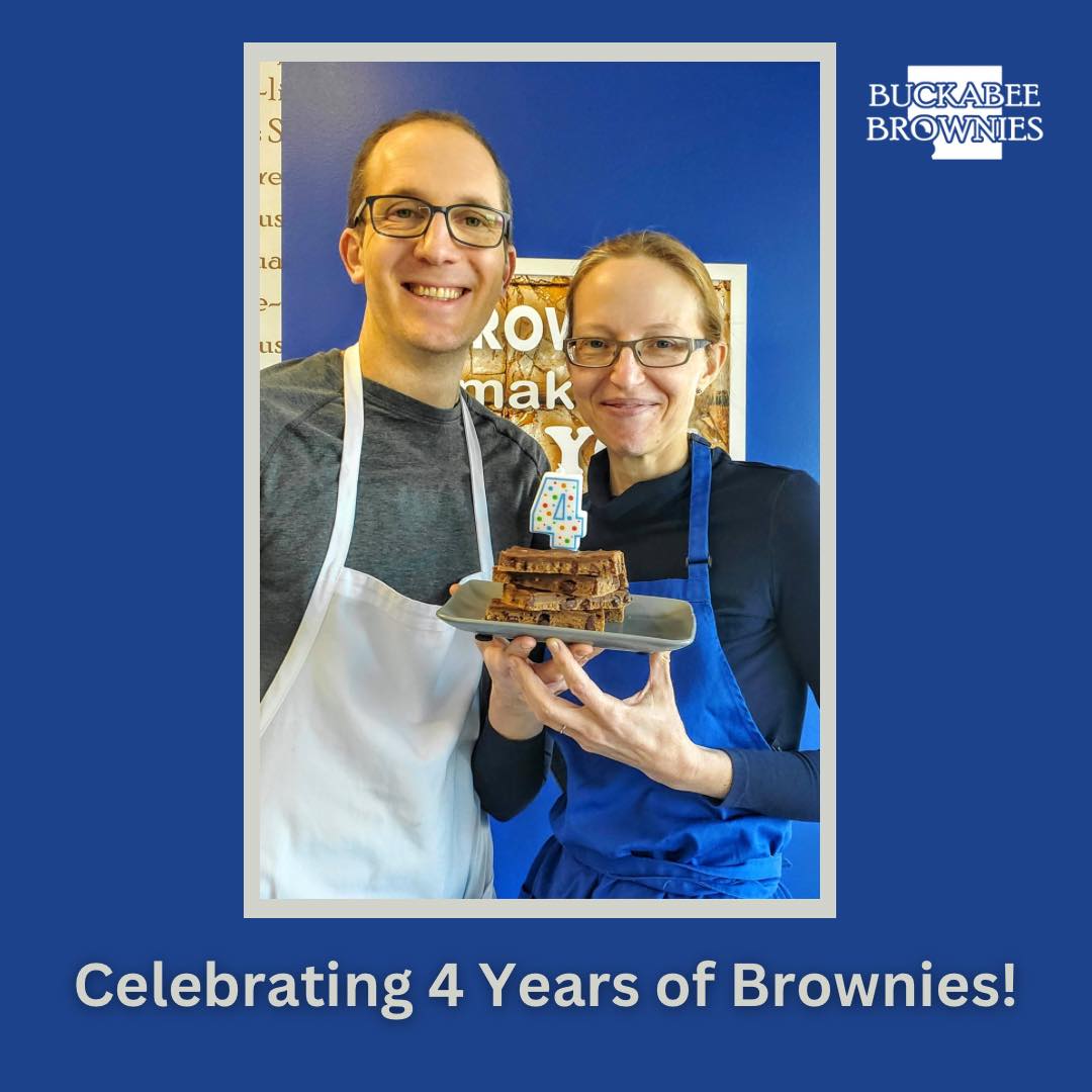 We are so happy to be celebrating 4 Years of brining brownies to Blue Ash! 🥳 Thank you to all of our loyal customers for your support!! 💙