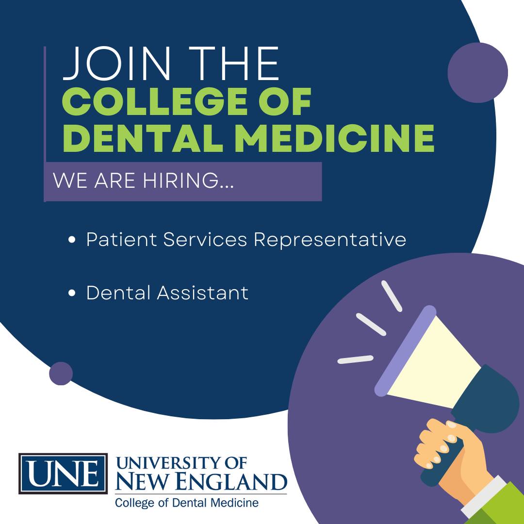 CDM is hiring!
Dental Assistant: une.peopleadmin.com/postings/13798
Patient Services Representative: une.peopleadmin.com/postings/13822
Pros: une.peopleadmin.com/postings/13972
Pediatric Dentistry: une.peopleadmin.com/postings/13828
General/ Restorative Dentistry: une.peopleadmin.com/postings/13816
Endo: une.peopleadmin.com/postings/13702