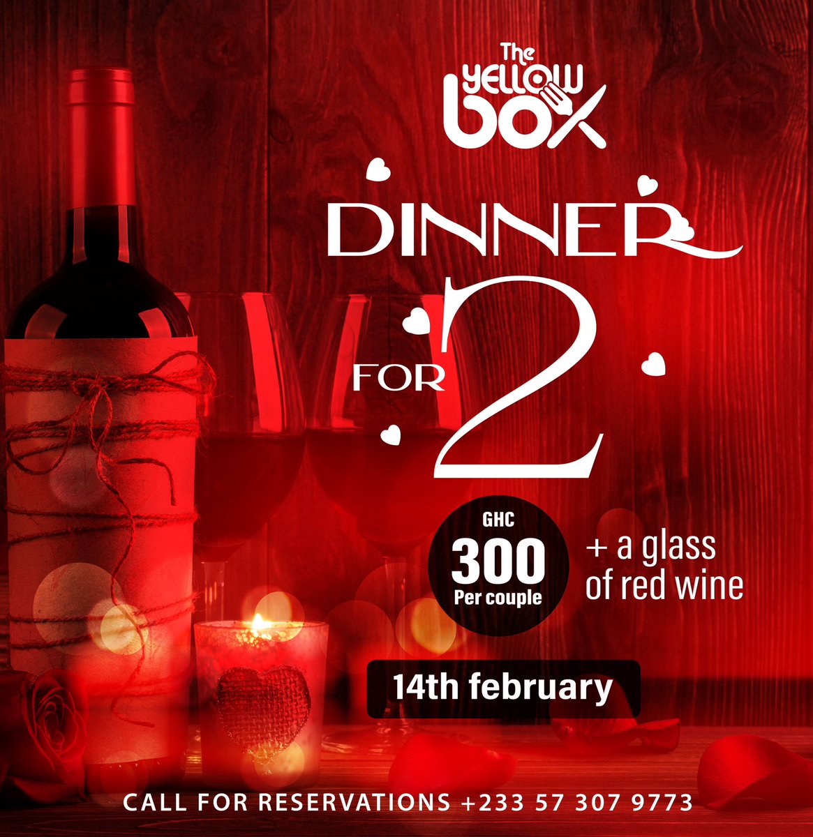 theyellowboxgh's tweet photo. A night of romance and dinning with your special someone to a meal paired with a complimentary wine at The yellow box osu.

Who are you coming with ? https://t.co/CYxJG5mYN2