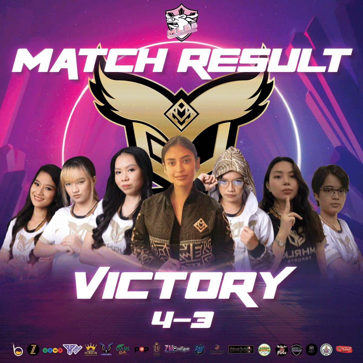 pnelofficial's tweet photo. The journey was not easy, the pressure and intensity skyrocketed, but in the end, they emerged victorious!
And with this, the final bout in the second chapter of Lakambini has concluded.
Let us all welcome, our PNEL Lakambini Season 2 GRAND CHAMPIONS!

MHRLK G-UNIT! https://t.co/VLbxJZxt9S