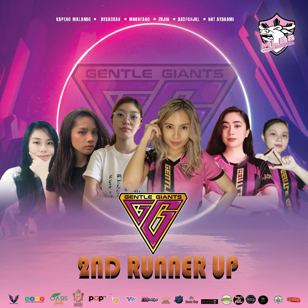 pnelofficial's tweet photo. PNEL LAKAMBINI SEASON 2  - 2ND RUNNER UP

A well-fought battle by the fierce ladies of Gentle Giants FE!
They may have concluded their journey here, but they'll secure a spot in the upcoming 4th season of The Annihilation!
We'll see them in action once again, soon... https://t.co/GvQZDwh7gF