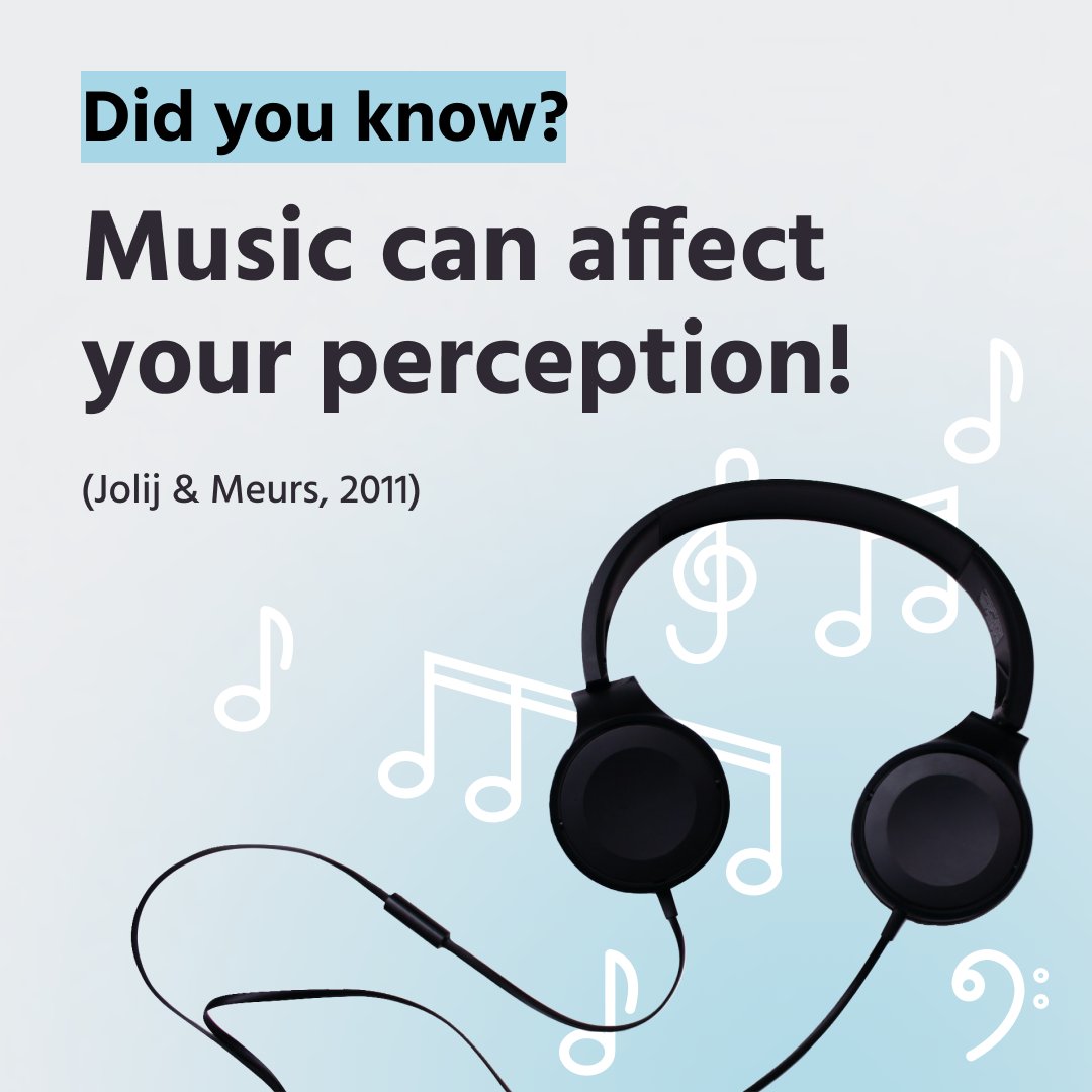 Did you know listening to happy #music makes you more accurate in detecting happy faces when compared to those listening to sad music? Read the research paper: bit.ly/40PrJav

 #perception #perceptioniskey #funfact  #psychology #cognition #cognitivescience #neurotwitter