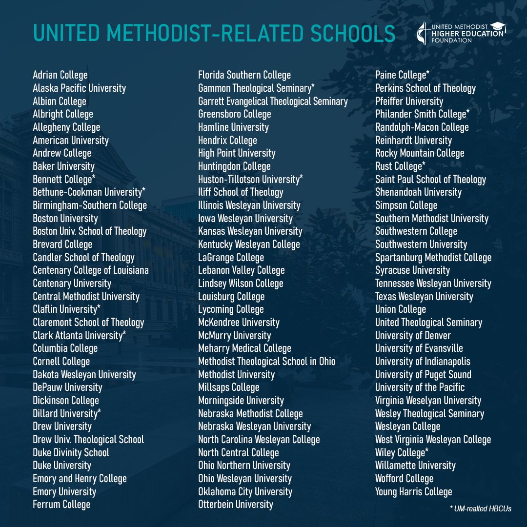 United Methodist Higher Education Foundation tweet media
