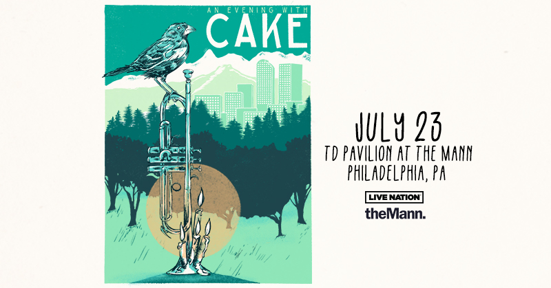 HighmarkMann's tweet image. 𝙅𝙐𝙎𝙏 𝘼𝙉𝙉𝙊𝙐𝙉𝘾𝙀𝘿 ✨ An evening with @CAKEMUSIC on Sunday, July 23 at the TD Pavilion at the Mann. On sale Friday @ 10AM: bit.ly/3YB8Ypf