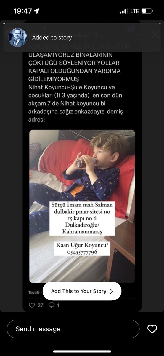 ProfDemirtas's tweet photo. Allahım Allahım bu çocuk benim oğluma benziyor. Yalvarıyorum bakın. Enkaz altındalar bakın kurban olayım bakın 😔😥😔😥😔😥 https://t.co/SpiNoXwx0n
