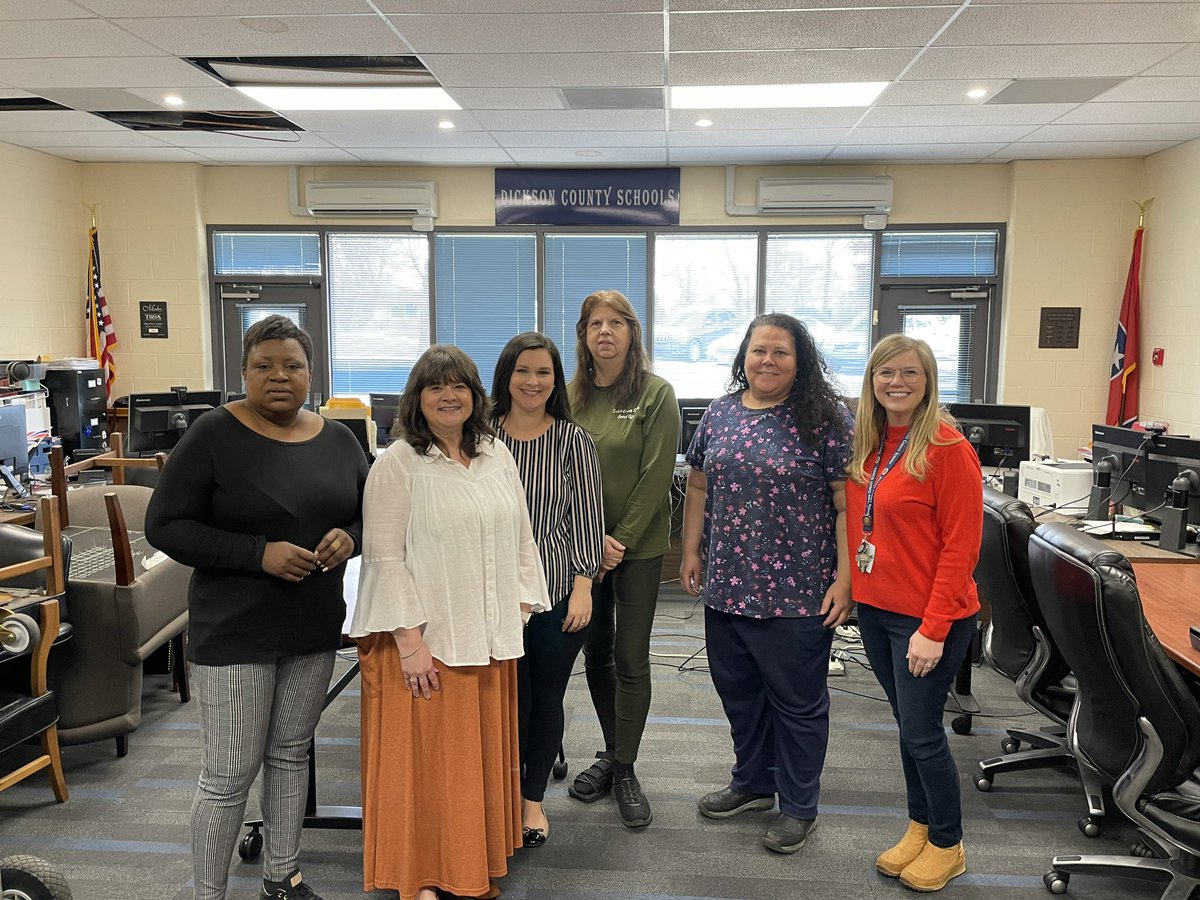 Congrats to our <a href="/DCS_TN/">Dickson Co Schools</a> Central Office 5-year milestone honorees.  Sonya 20,  Christy 20, Mary 5, Debbie 25, Renee 10, Emily 20, Teresa 5.  Thanks for your service.