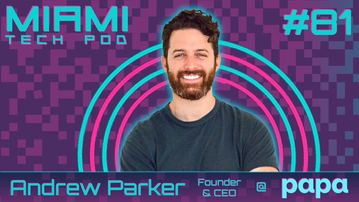 ⚡️EP 81 w/ @aparkthelark Founder & CEO of @join_papa is live! Topics on Deck: - Being a Pal to a Papa - Coming out of @ycombinator - Building in #Miami becoming a Super Power - & more! 👴👵💪 🔊 bit.ly/3jF0j6m 📺 bit.ly/3jC038b