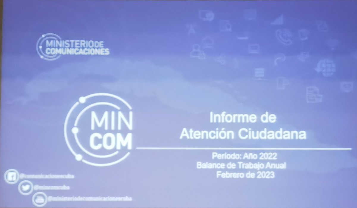 En el debate del Informe sobre la Atención Ciudadana en el sistema de @MINCOMCuba se identifica que este sector puede y debe seguir avanzando para dar respuestas más ágiles y efectivas a la población. Podemos además contribuir a impulsar a otros sectores en este propósito