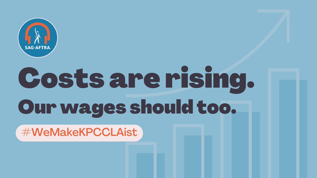LAistUnion's tweet image. We’re committed to building long-term relationships with the communities we serve. We need your help. 

We’re losing @LAist colleagues and potential hires. One reason: our company doesn't pay enough to live in L.A.

Costs are rising. Our wages should, too. 🧵 #WeMakeKPCCLAist #1u