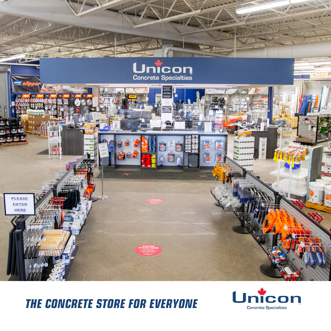 UniconConcrete's tweet photo. Unicon is the Concrete store for you! We have every possible product you could need for your next project.

Visit us in-store and online!

https://t.co/23VI5lHWEZ https://t.co/03nyQsw9va