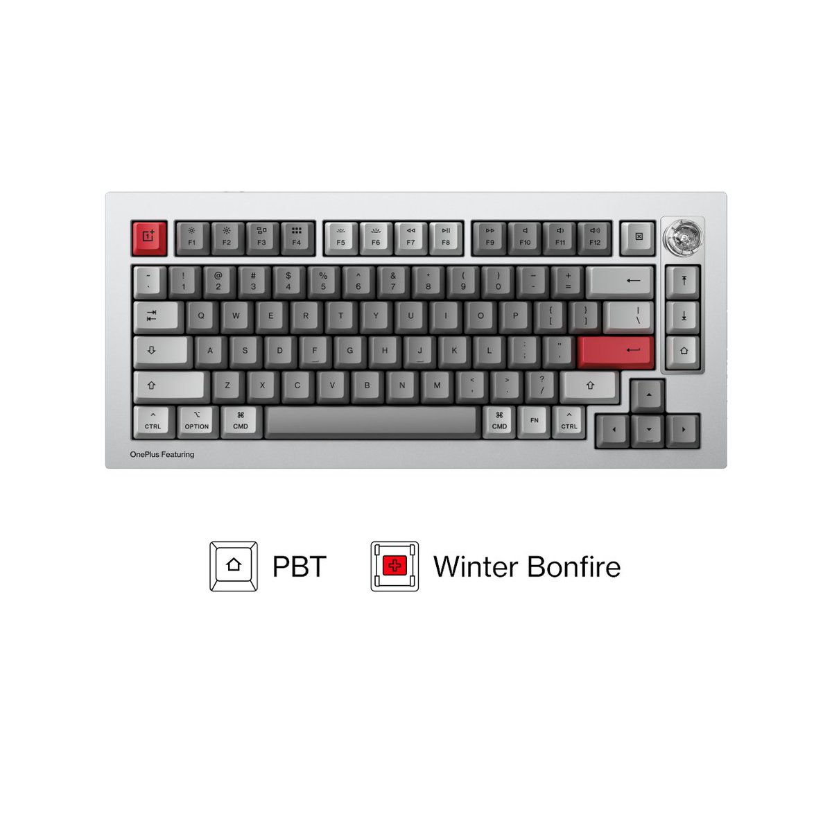 tsaikumar1989's tweet photo. #OnePlusKeyboard 81 Pro

Winter Bonfire version:
Dark grey color, PBT keycap, Winter Bonfire switch (tactile switch)

Summer Breeze version: 
Light grey color, Marble-mallow keycap, Summer Breeze switch (linear switch)

Pre-orders in April,2023.
#OnePlus11 #Cloud11 https://t.co/mLcSHNhaXS