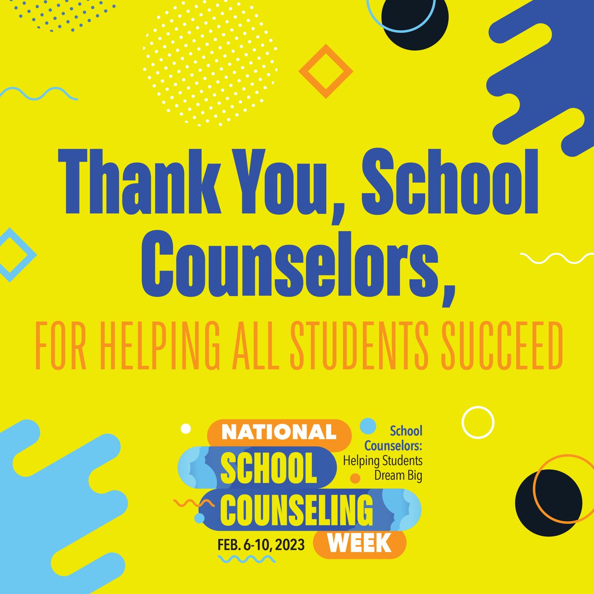 sleepgiant_sssd's tweet photo. SGS loves our counselors! Every student deserves a #schoolcounselor. School counselors and students are
#HelpingStudentsDreamBig. #NSCW23 https://t.co/KdxjvSJEty