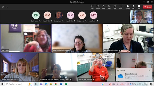 ChildHealthScot's tweet photo. Oral health professionals from 6 different health boards joined @AJwestgal and @DagmarKerr2 for today's #SpecialSmiles training day to hear about #RightsBased health care and #HealthRelatedPlay @NesDental @CDO_Scotland . Thanks for your enthusiasm! https://t.co/Ka68u4T80Y