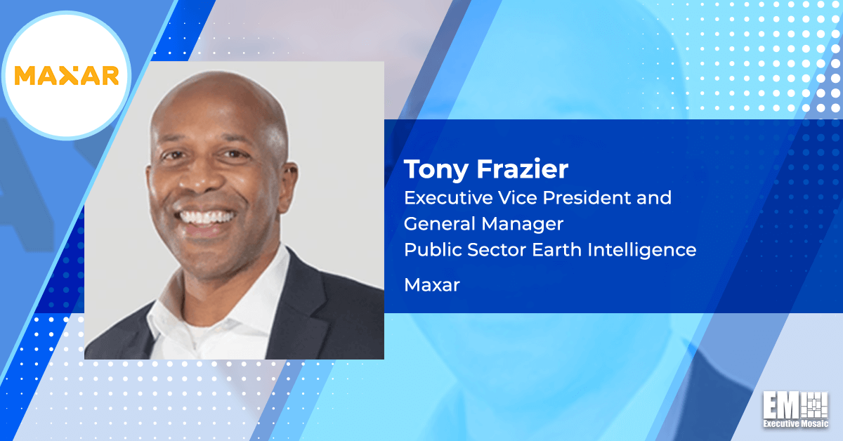 jimgarrettson's tweet photo. .@GovConWire Wire spoke with six-time #Wash100 Award winner @tfraz06 of @Maxar to understand the significance of recent GEOINT advancements, find out what the future holds for space intelligence and see what’s next for Maxar.
https://t.co/7X9GXnOJLu https://t.co/2kRl1cGvYU