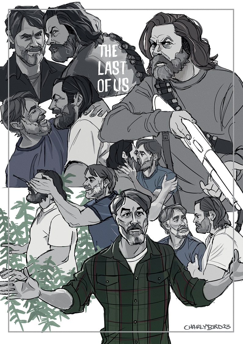 some Bill and Frank sketches 💖💖 #TheLastOfUsEp3 #TheLastOfUs