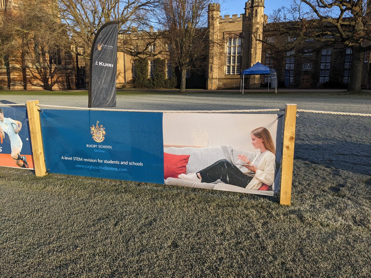 Have you spotted us around The Close @RugbySchool1567 yet?

#rugby200