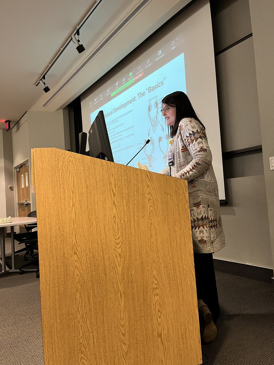 Our own Dr Lockwood presenting at <a href="/UIowaPsychiatry/">University of Iowa Psychiatry</a> grand rounds today regarding the care of the DSD child <a href="/UIowa_urology/">University of Iowa Urology</a> <a href="/UIchildrens/">UI Health Care Stead Family Children's Hospital</a> <a href="/IowaMed/">Carver College of Medicine</a> <a href="/AmerUrological/">Amer. Urol. Assn.</a> <a href="/SPU_Urology/">SPU_Urology</a>